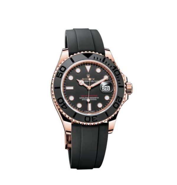 ساعة Rolex لون اسود من الداخل اسود